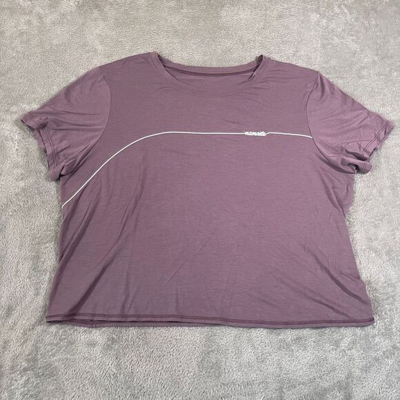 Lululemon Womens Namaste Crop Top Medium Yoga Workout‎ Crop Purple Activewear - Picture 1 of 8